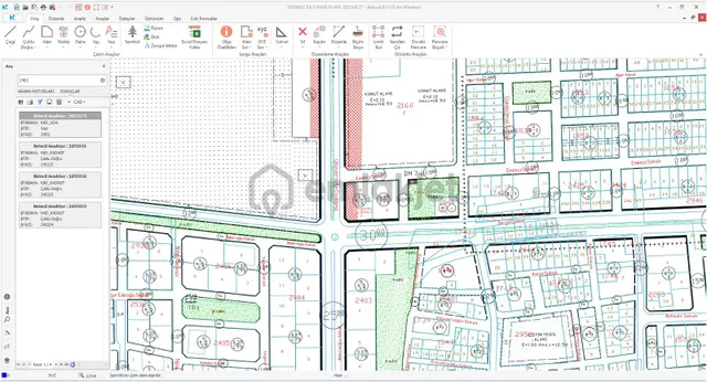 Üniversite Yanı Satlık Mükemmel Konumda 3 Cepheli 1392m2 A5 Arsa 2