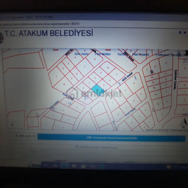 Atakum İncesu'da Konut İmarlı Parsel 1