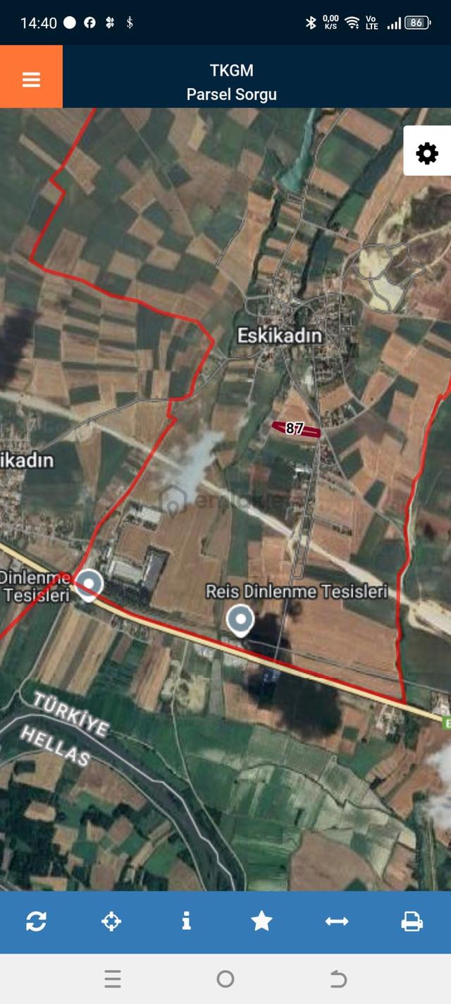 Edirne Eskikadın Köyünde Yatırımlık 7500 M² Satılık Arazi 2