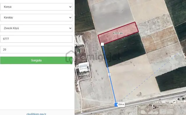 Karatay Zivecikte Aksaray Yoluna Yakın Satılık 8000 M2 Tarla Hissesi 3