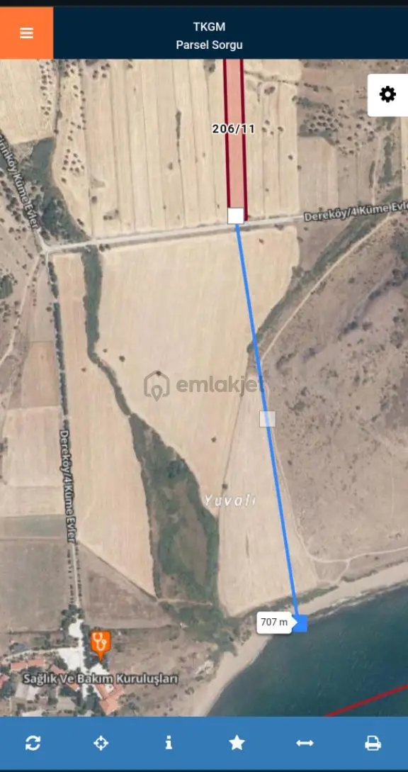 Gökçeada Şirinköyde Denize Yakın Ana Yol Üzeri Tarla 2