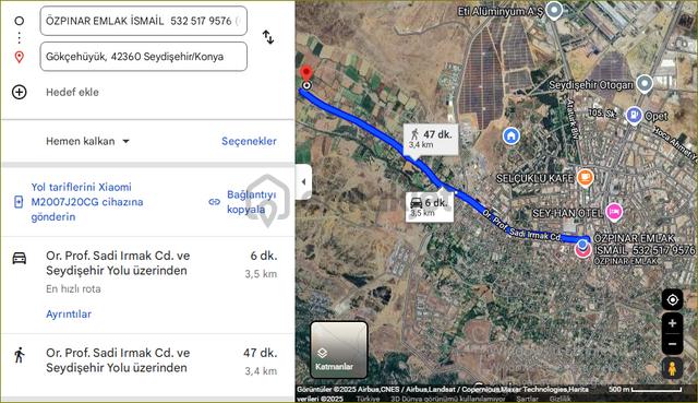 Özpınar ,dan Gökçehüyük M.satılık Bahçe Hissesi 1424 M2 Yolu-su Var 5