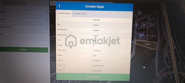Gebze Bilişim Vadisi 1.etap Satılık Ticari İmarlı Hisseli Arsa 83m2. 4