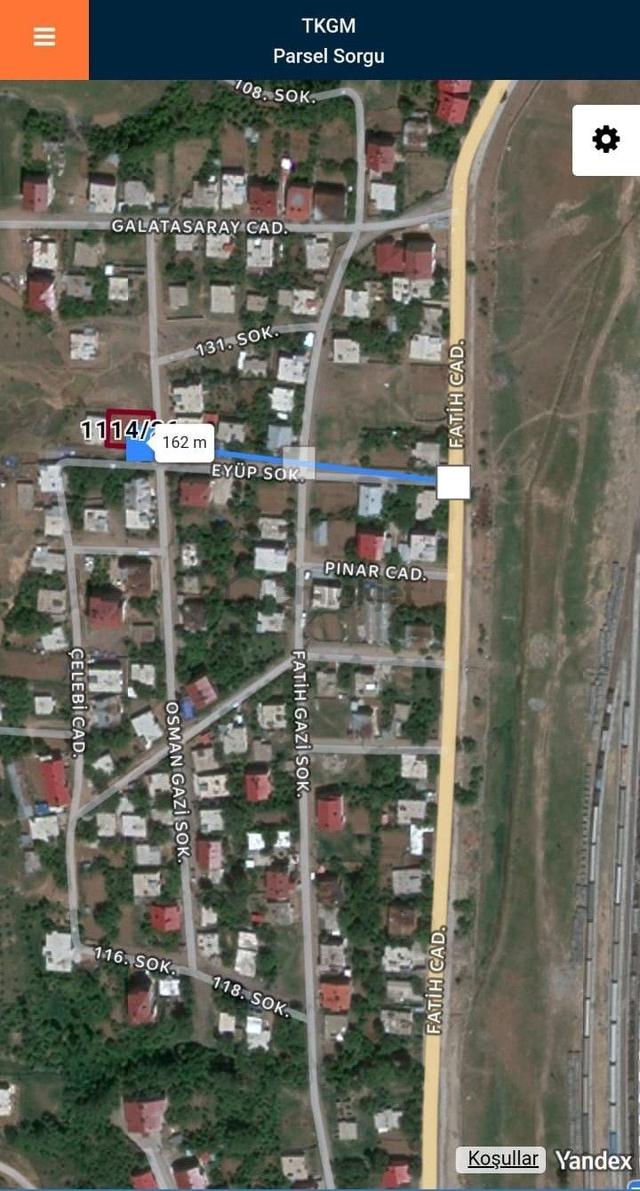 Grv Emlaktan Tatvan Fatih Mahallesinde Satılık 450,29 M2 Köşe Başı Arsa 5