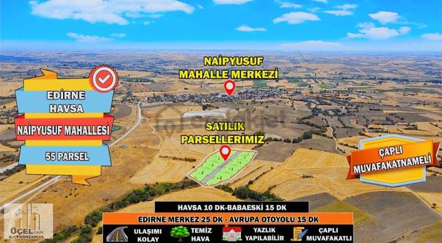 Edirne Naipyusuf Mahallesinde 10-adet 265 M2 Paket Satılık Tarla 5
