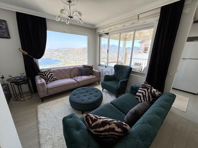Bodrum Kiralık Gündoğan'da Deniz Manzaralı Dubleks Yazlık Villa 3