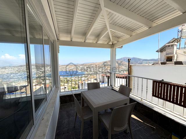 Bodrum Kiralık Gündoğan'da Deniz Manzaralı Dubleks Yazlık Villa 4