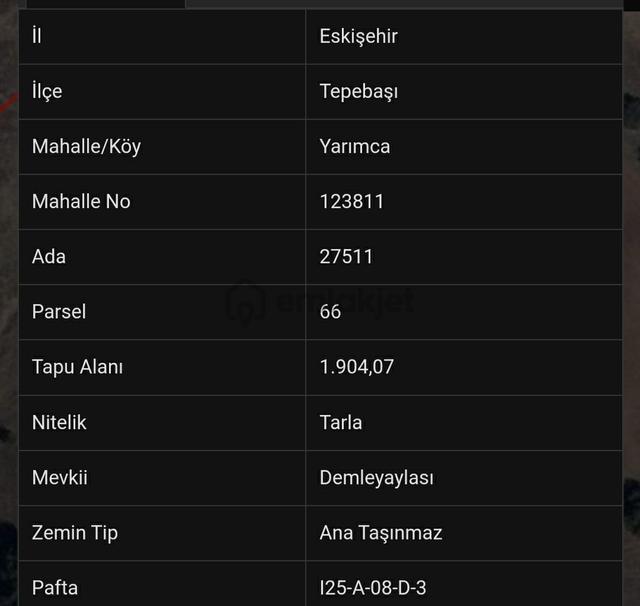 Yarımca Mahallesi'nde Satılık Fırsat Tarla 5