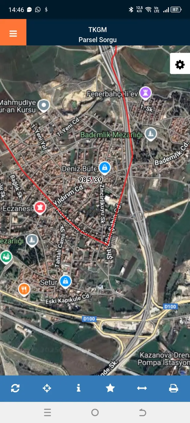Edirne Merkez Yıldırım Hacı Sarrafta Cadde Üstü Satılık Arsa 2