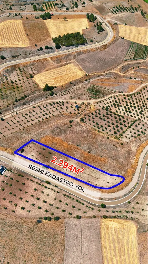 Şahin Büke Emlaktan Denızli Acıpayam Darıveren Mah. 2.294m² Satılık Tarla 1