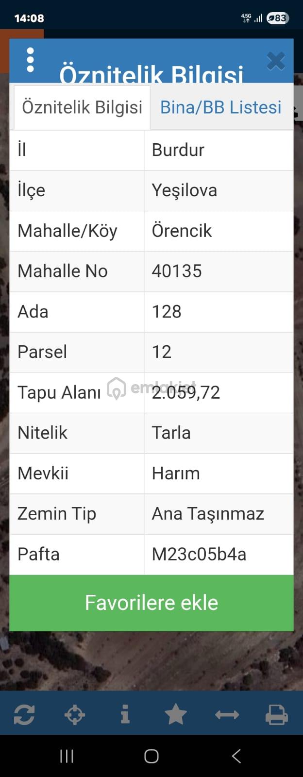Türkiyenin Maldivleri Yeşilova Örencik'de Göl Manzaralı Arazi 4