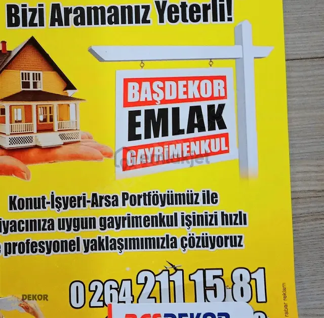 Başdekor Gayrimenkul'den Satılık 1+0 Daire Mavi Durak Yakını 1