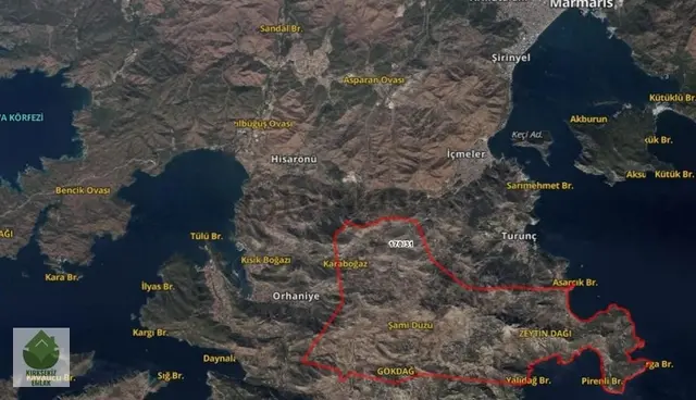Muğla, Marmaris, Osmaniye'de Yatırımlık Satılık Arazi... 5