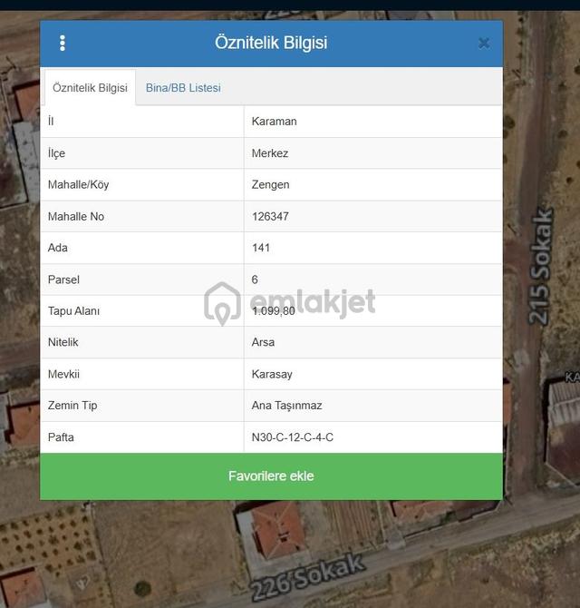 Zengen Köyü Satılık Arsa 1
