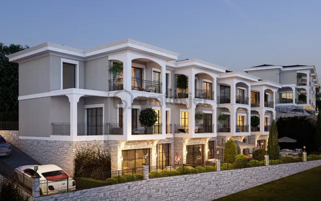 Aclass'dan Butik Bır Sıte Icerısınde Denız Manzaralı-havuz-otopark-bahçe-yeni Yapım 1+1 Lüx Daire 2