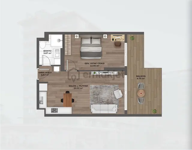 Valory Güneşli’de 1+1 Ferah Daire – Konfor Ve Yatırım Bir Arada Valory Güneşli’de 1+1 Ferah Daire – Konfor Ve Yatırım Bir Arada