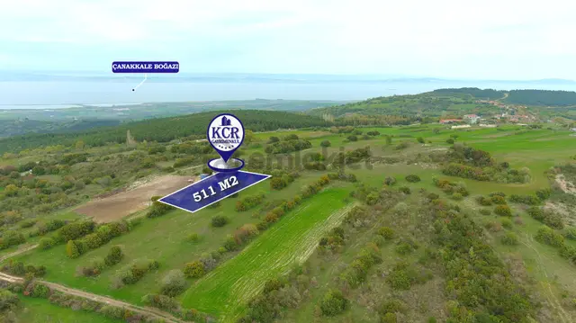 Çanakkale Mecidiyede Boğaz Manzaralı Satılık İki Adet Tarla 3