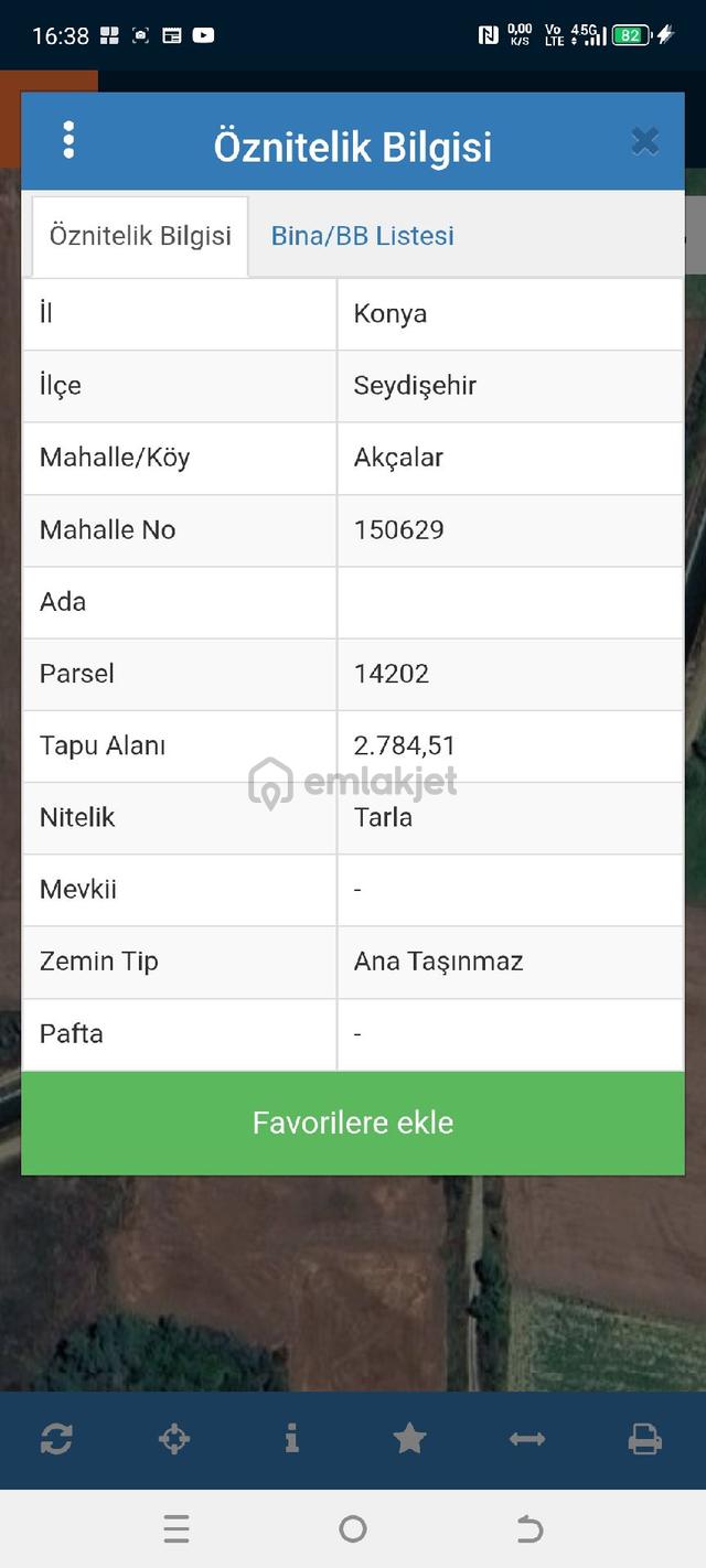 My Ekipdenkonyaseydişehir Akçalarda Satılık Düz Arazi 2