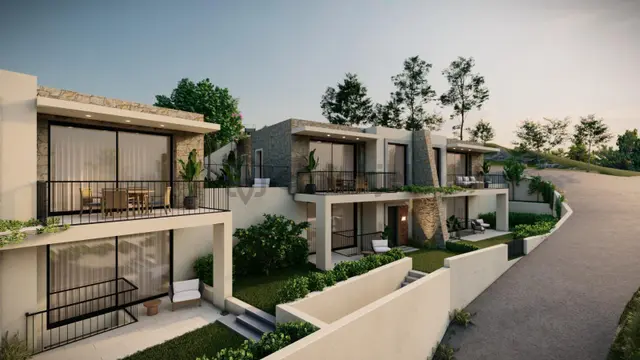 Bodrum Dereköyde Projeden Satılık 3 + 1 Dubleks Villa 1