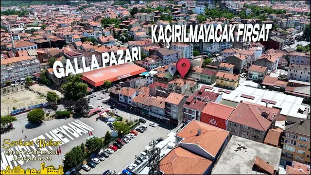 Merkez Çarşı İçinde Kiracılı Satılık Bina 2 Dükkan 2 Daire 2