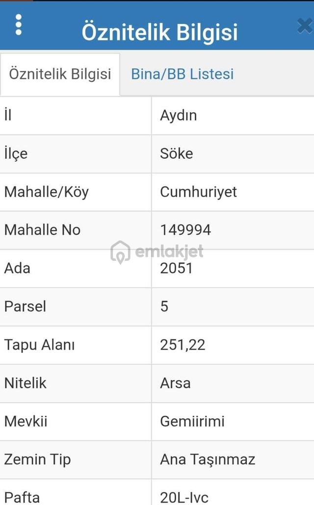 Söke Cumhurıyet Mahallesınde Vılla Imarlı Köşe Arsa 3