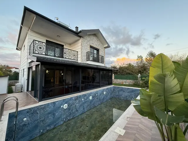 Stop’tan Dalaman Şerefler *427 M2 Arsa Paylı Havuzlu* 4+1 Dubleks Villa 1