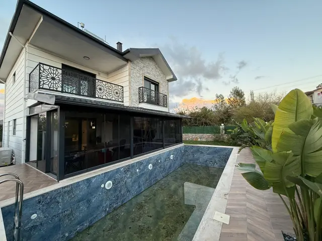 Stop’tan Dalaman Şerefler *427 M2 Arsa Paylı Havuzlu* 4+1 Dubleks Villa 2