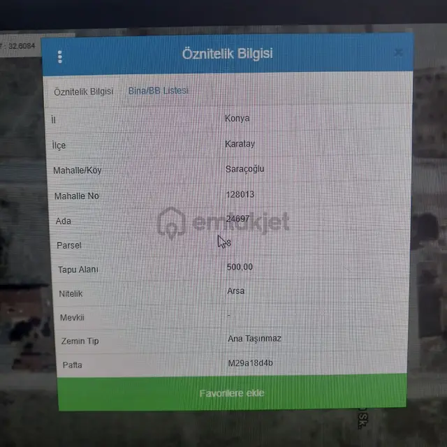 Karatay Saracoğluda Satlık 2000 M2 Arsa 2