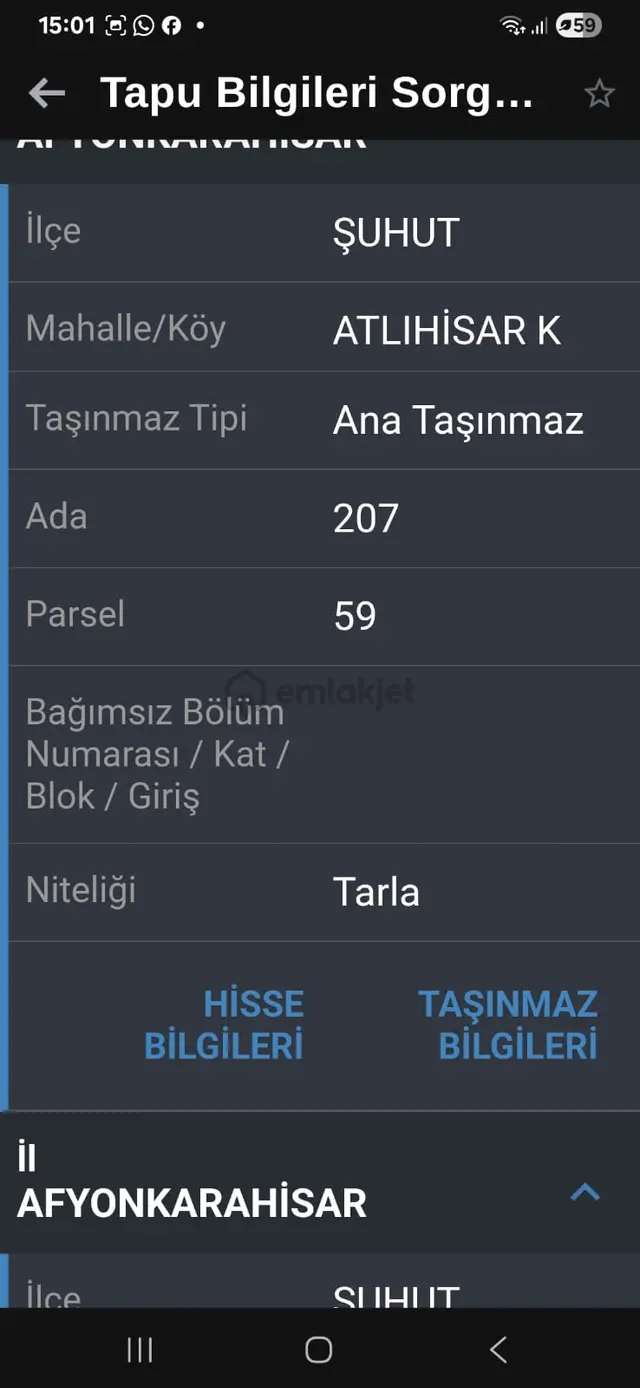 Afyon Tezcan Emlaktan Şuhut Atlıhisarda Değerli Tarlalar 4