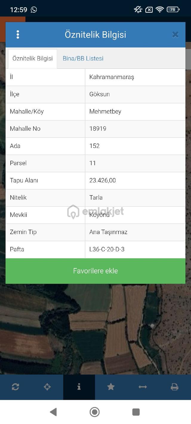 Mehmetbey Mahallesi Nde Satlık 3 Adet Tarla Ve Bahçe Kakaklık 4