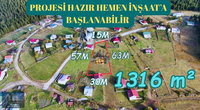 Ruhsat Hazır; Kayabaşı Yaylasında 1316 M² Satılık Arsa 4