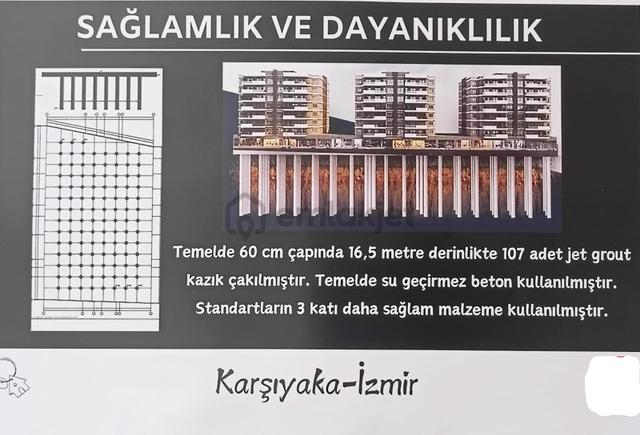 Karşıyaka Bahariye De Satılık 5 Katlı Nın Ara Katın Da Daire 2+1 -60-78m2 1