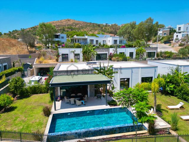 Gümüşlük Dereköy Mahallesi Doğa İle İç İçe Özel Havuzlu Müstakil Villa 5