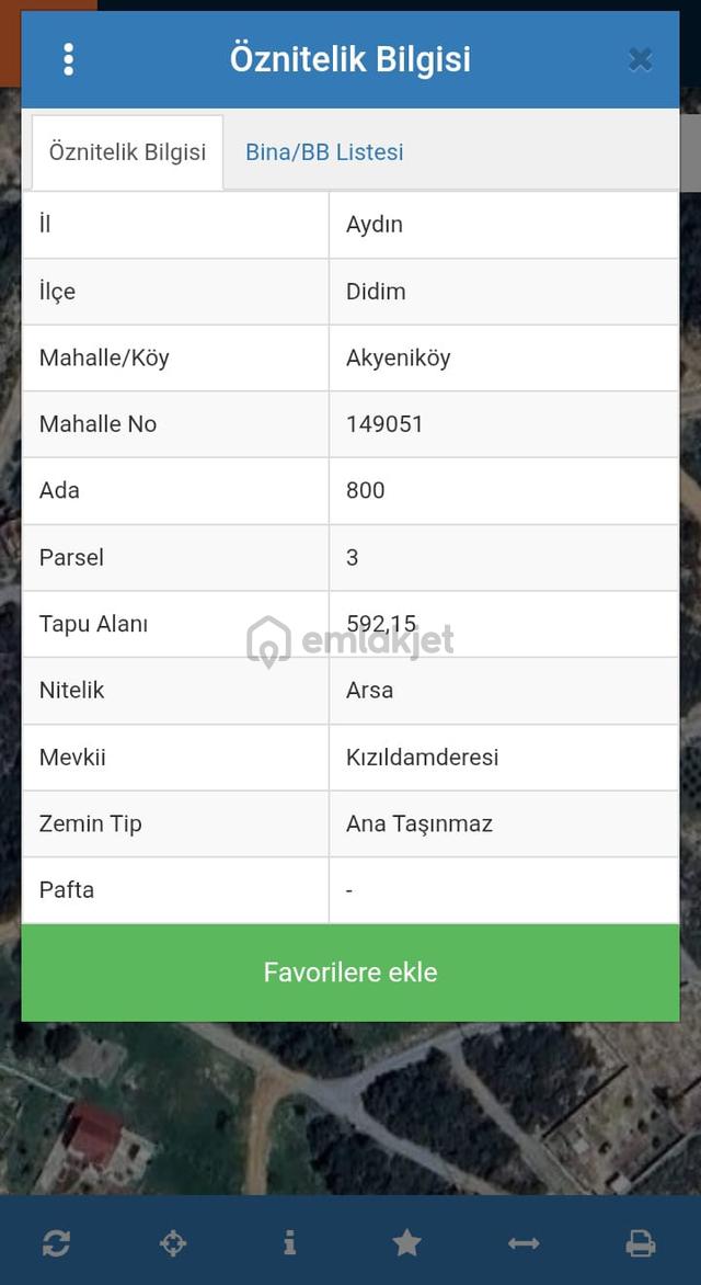 Didim Akyeniköy'de Satılık Villa Arsası 2
