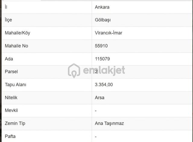 Ankara'da Akaryakıt İstasyonu Ve Ticari İmarlı Satılık Arsa 5
