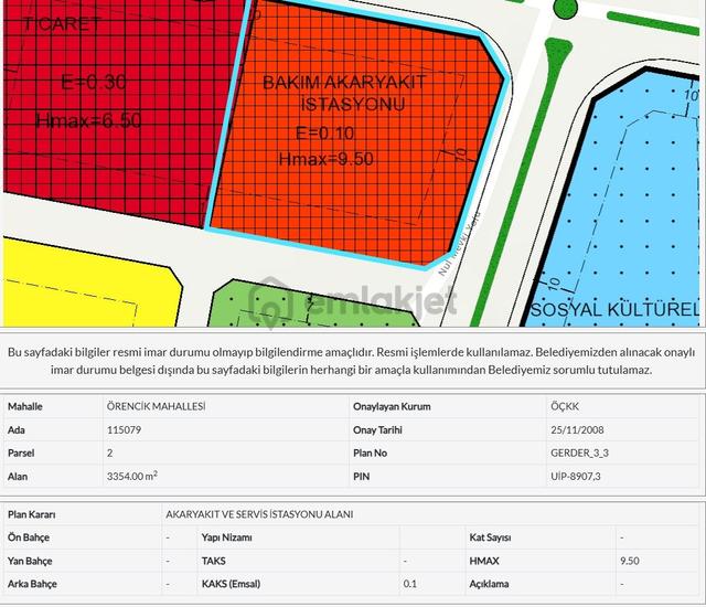 Ankara'da Akaryakıt İstasyonu Ve Ticari İmarlı Satılık Arsa 4