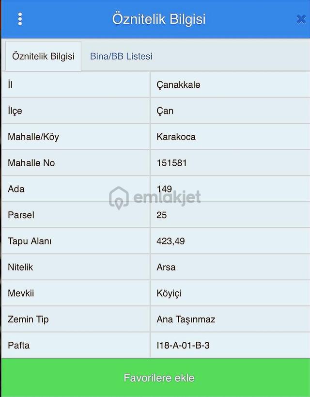 Çanakkale,,karakoca Mah'de Satılık 423m2 Arsa İçinde Müstakil Ev 5