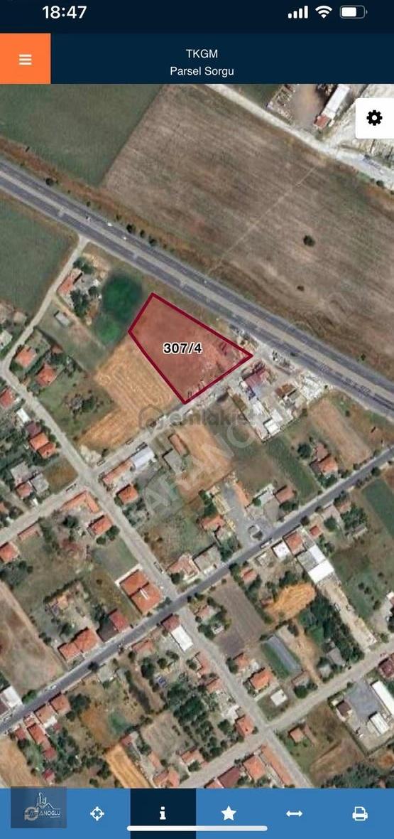Ergene Vakıflar Köşebaşı 4941 M² Ticari+konut Satılık Arsa 5