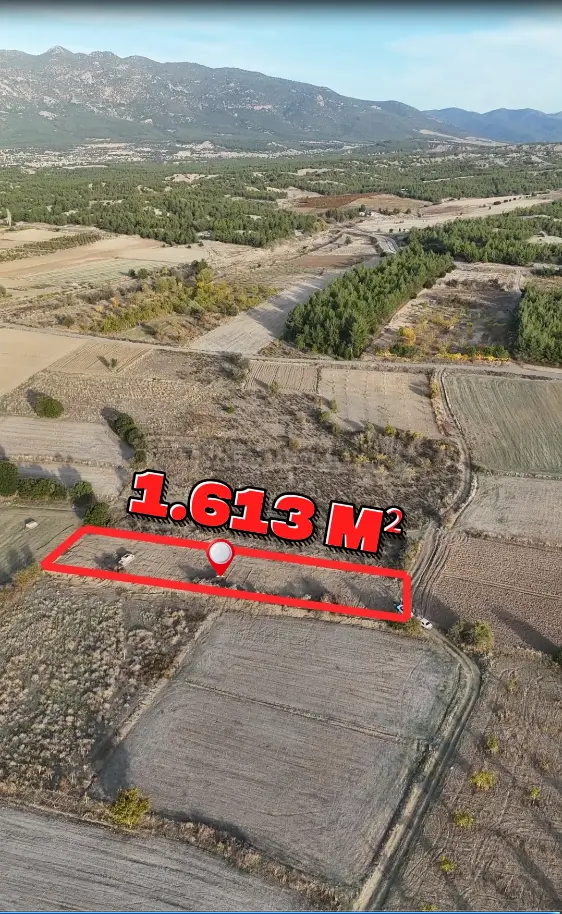 Şahin Emlaktan Denizli Acıpayam Darıveren Mah. 1.613 M² Resmi Yolu Olan Satılık Tarla 4