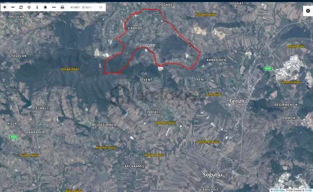 Sıraköy 'de Asfalt Cepheli, Manzaralı, Fırsat Satılık Tarla 4