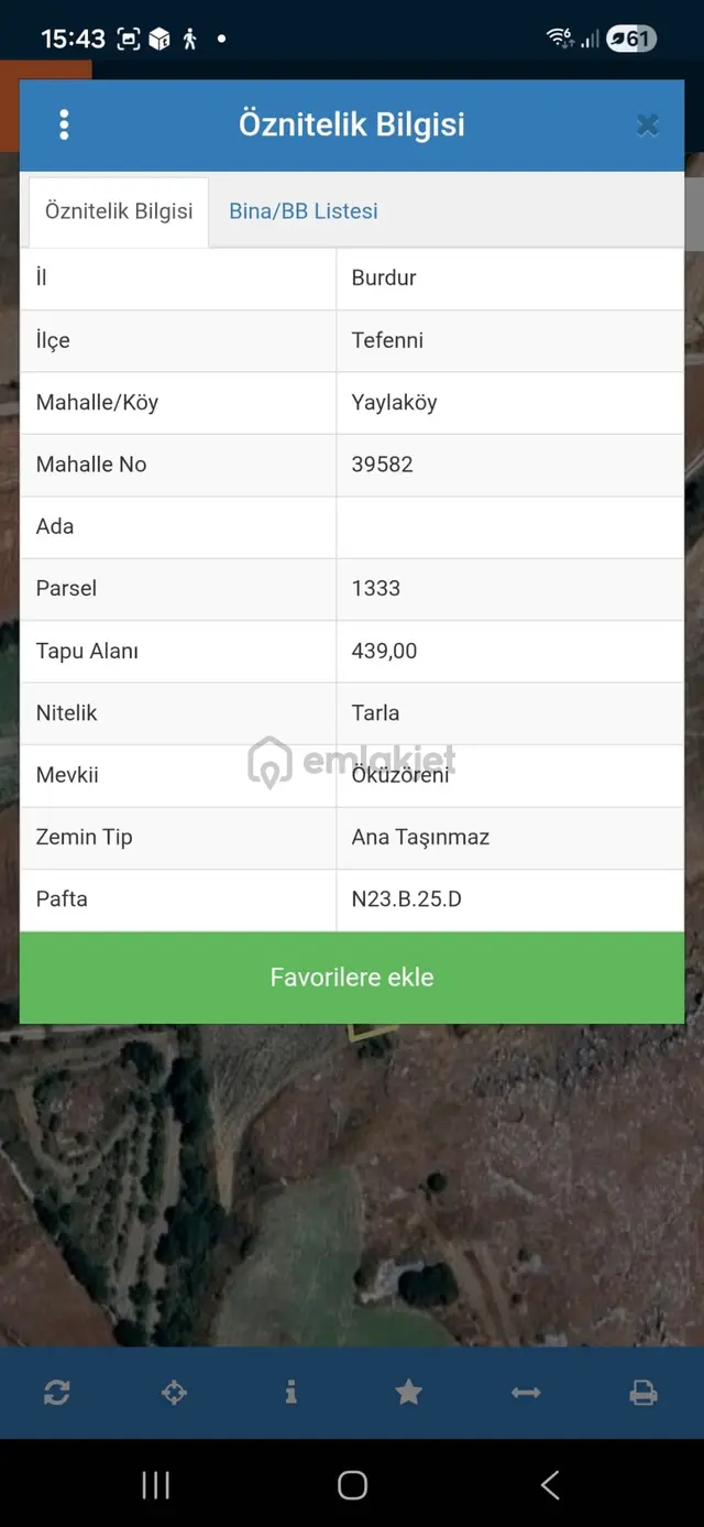 Tefenni Yaylaköy'de 439 M² Tarım Alanı İmarlı Satılık Arsa - Takas İmkanlı Fırsat! 1