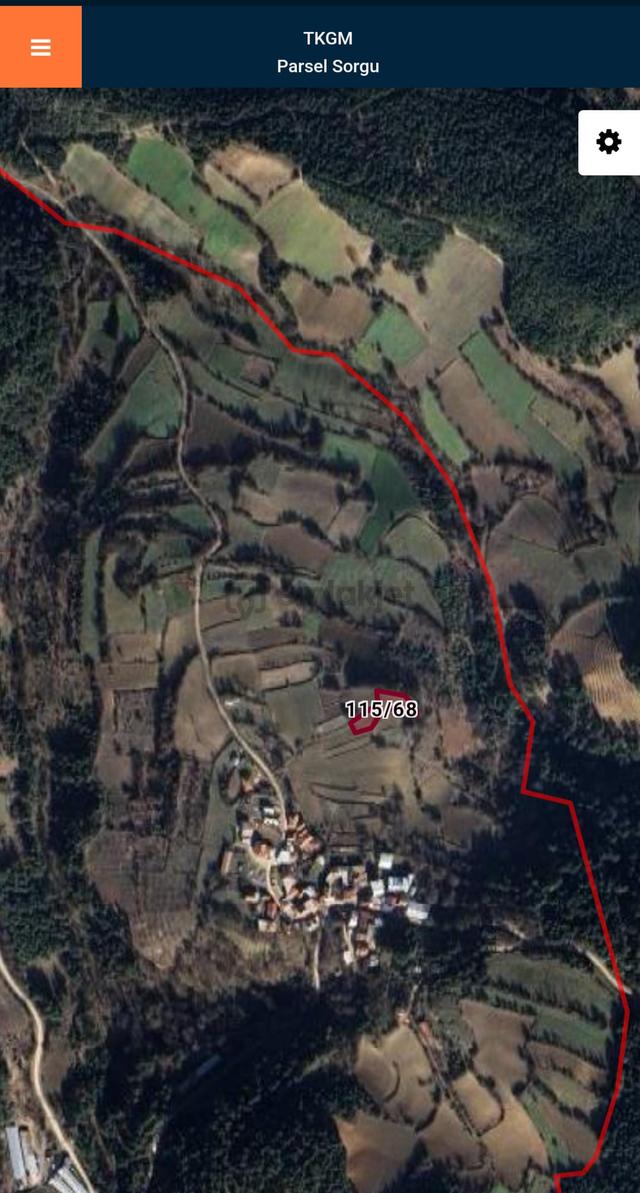 Bolu Merkez Topardıç Köyü Yerleşime Yakın 1180 M2 Tarla 2