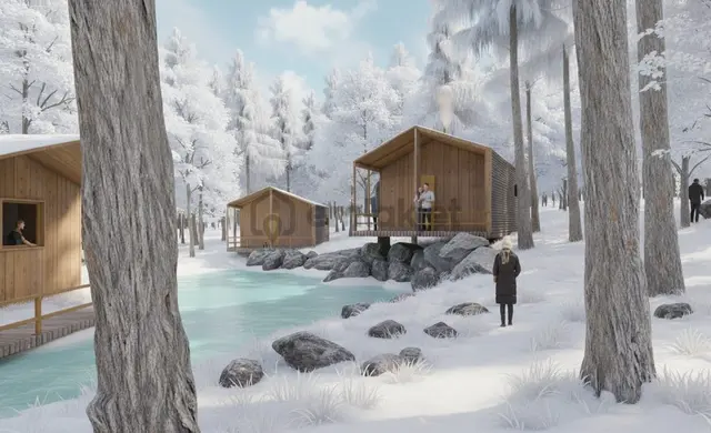 Trabzon Çağlayan Çamlık Orman Parkı Bungalov Ve Restorant Alanı 4