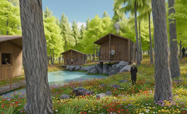 Trabzon Çağlayan Çamlık Orman Parkı Bungalov Ve Restorant Alanı 3