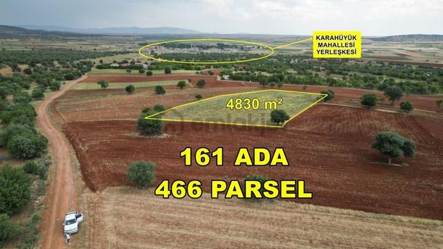 Konya / Akören / Karahüyük De 4.830 M² Emsalsiz Fiyat Fırsat Tarla 1
