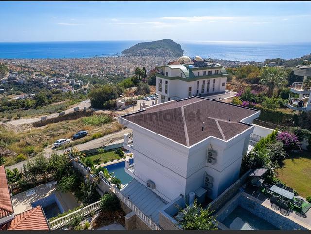 Satılık -villa Antalya/alanya 5+1 Alanya Tepe Full Manzaralı 5