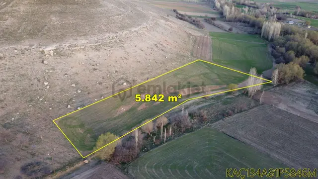 Konya / Akören / Çatören 5.842 M² Arkası Mera Tek Tapu Tarla 3