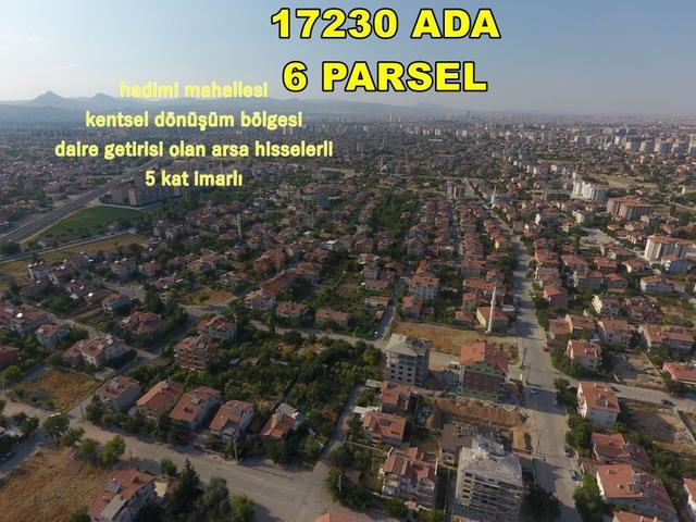 Meram / Hadimi Mahallesi Kentsel Dönüşüm Kapsamında Hisseli İmarlı Arsa 1