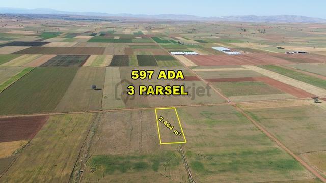 Konya / Akören / Hacılar 2.464 M² Verimli Toprak Müstakil Tarla 1