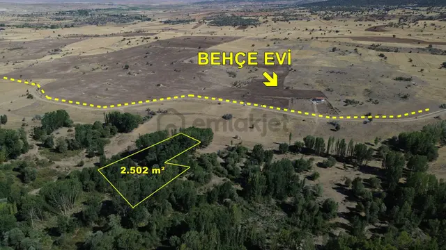 Konya / Akören / Tülce De 2.502 M² Müstakil Kavaklık Bahçe 2